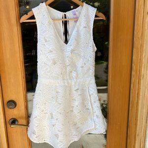 Cream / White Romper